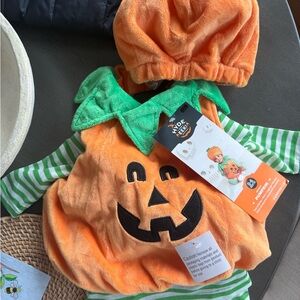 Orange Pumpkin Costume for Kids